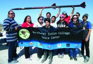 Northwest Indian College students and members of the Space Center at a competition in Wisconsin. Photo courtesy Gary Brandt.